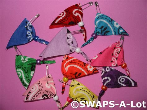 Mini Bright Bandana Swap Swaps Kit For Girl Kids Scout Makes 25 Girl