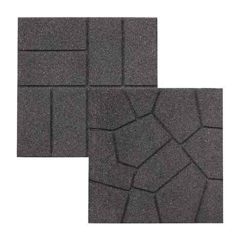 Vigoro Vigoro Rubber Pavers The Home Depot