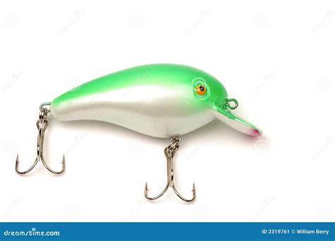 Green Fishing Lure Stock Image - Image: 2319761