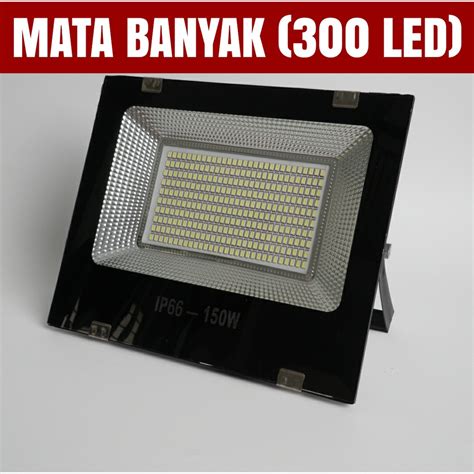 Jual Lampu Sorot Tembak LED 150 Watt 300 Mata LED Terang Floodlight