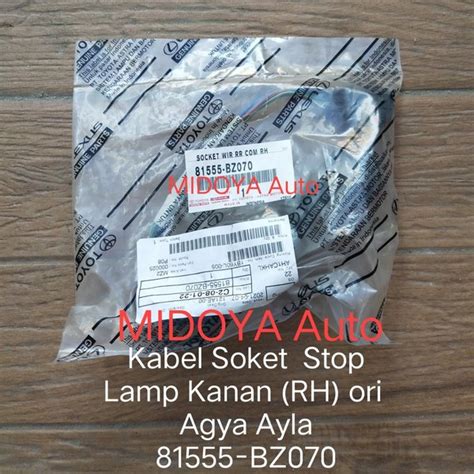 Jual Socket Lampu Stop Atau Stoplamp Sebelah Kanan Agya Atau Ayla Ori