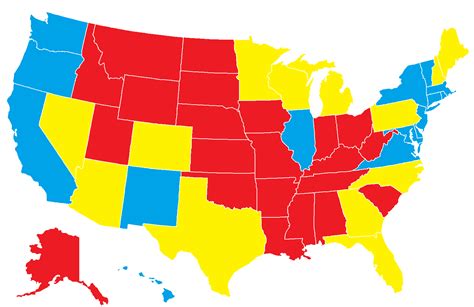 Republican and Democratic States [1120x768] : r/MapPorn