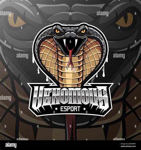 Cobra Head Esport Mascot Logo Design Stock Vector Image Art Alamy