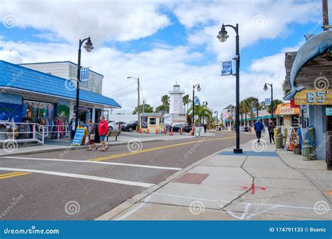 Tarpon Springs Greektown Historic District Tampa Fl Editorial Stock