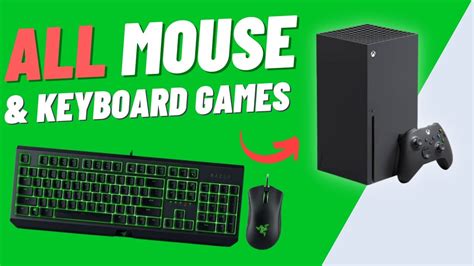 All XBOX Series X Games That Support Mouse And Keyboard 2022 YouTube