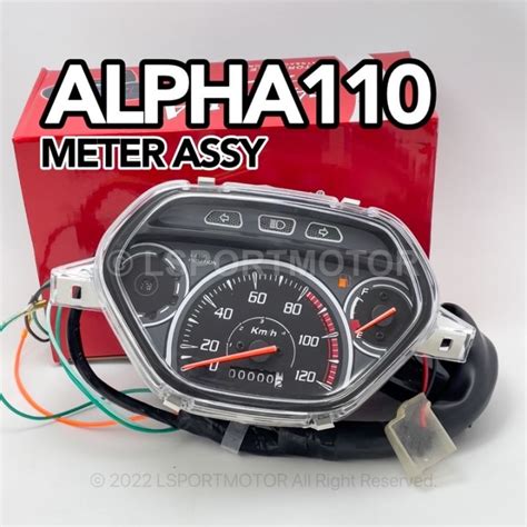 Honda Alpha Meter Assy Speedometer Wave Alpha Cx Lazada