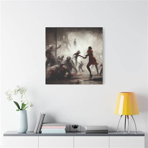 Zombie Apocalypse Wall Art Imagined by AI - Etsy