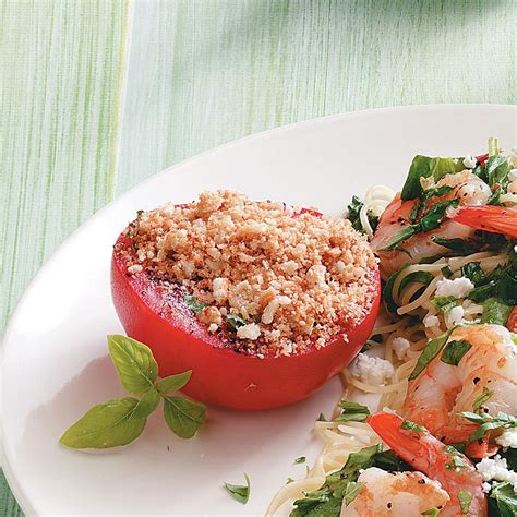 Basil Baked Tomatoes Recipe How To Make It