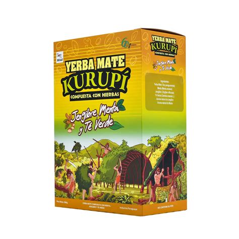 Ceai Yerba Mate Kurupi Jengibre Menta Y T Verde G Emag Ro