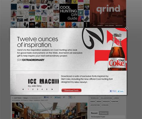 Diet Coke Font For Coolhuntingcom Julie Dery Graphic Design