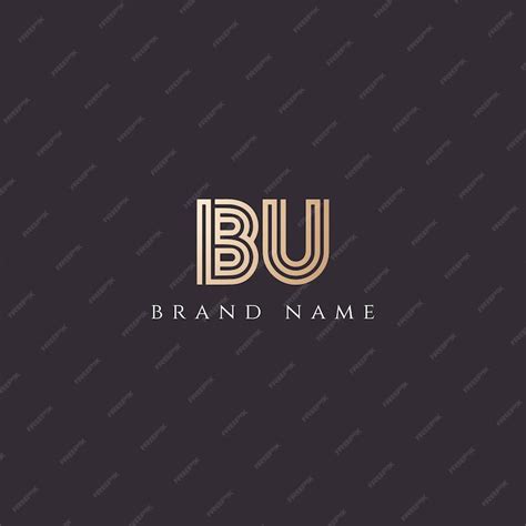 Premium Vector Bu Logo Design Vector Image