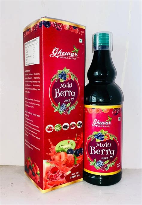 Ghewar Multi Berry Juice L Packaging Size Ml Packaging Type