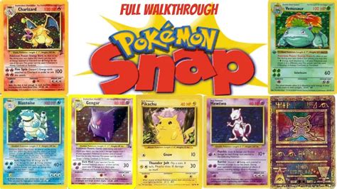 Full Walkthrough Of Pokemon Snap N Walkthrough Nintendo Gameplay