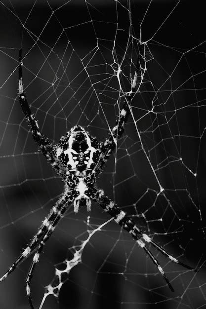 Premium Photo Close Up Of Spider Web