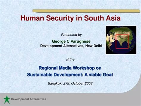 Ppt Human Security In South Asia Powerpoint Presentation Free