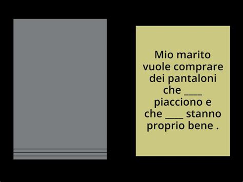 Verbi Con I Pronomi Indiretti Random Cards