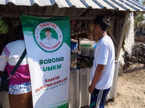 Dukung Umkm Santri Dukung Ganjar Borong Dagangan Sayur Di Kota Kupang