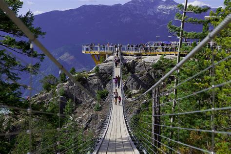 Sea To Sky Gondola Halfway Between Vancouver And Whistler