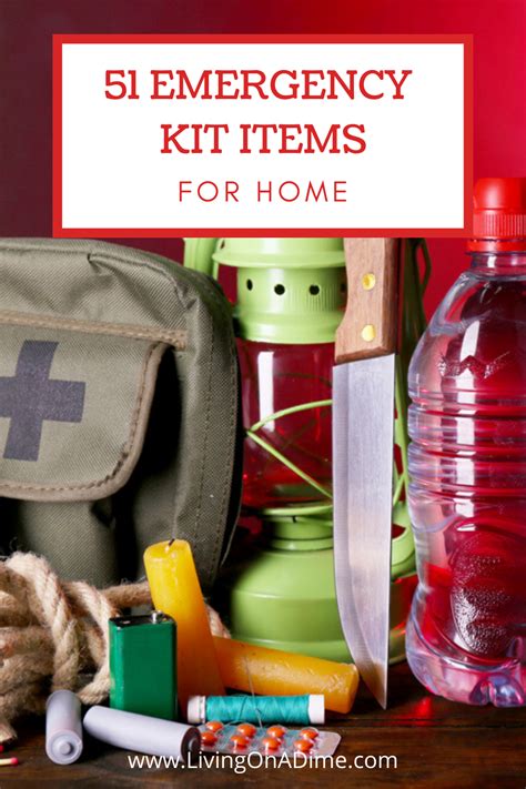 Emergency Kit For Home - Essential Items For A Survival Kit - Living On ...