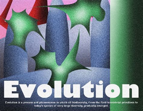 Evolution poster | Behance :: Behance