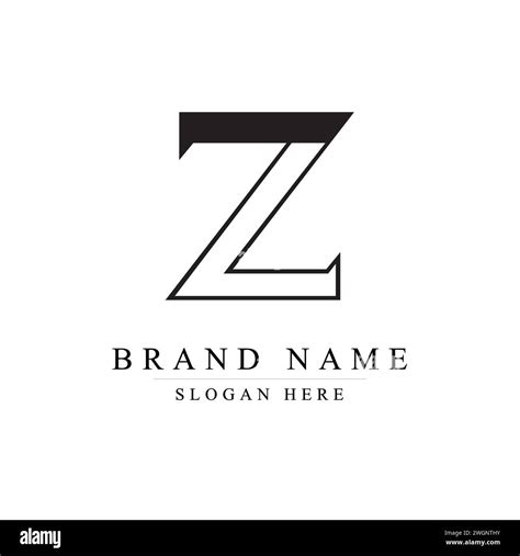 Initials Letter Z Logo Design Vector Illustration Template Initial