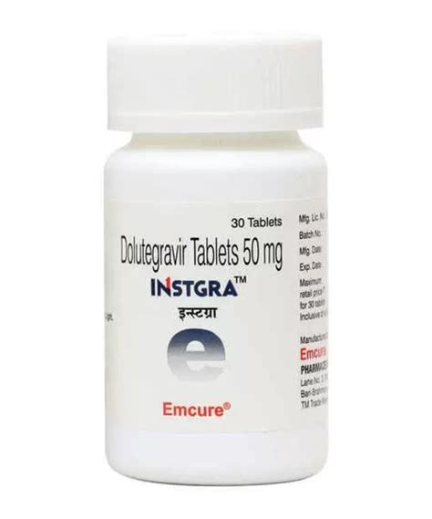 Dolutegravir Instgra Mg Tablets For Personal Hospital Packaging