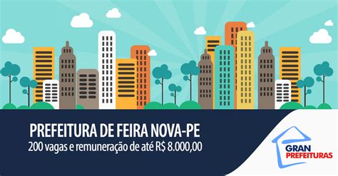 Prefeitura De Feira Nova PE Divulga Concurso 200 Vagas Para Todos