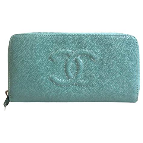 Chanel Light Blue Leather Ref710324 Joli Closet