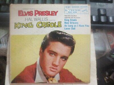 ELVIS PRESLEY KING CREOLE 45 RPM EP PICTURE SLEEVE RCA EPA 4319 EBay