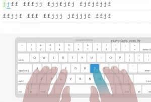 Aprender a digitar rápido no teclado todos dedos