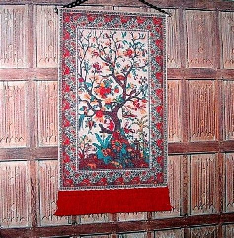 Tree Of Life Tapestry Dollhouse Miniature Scale Hand Etsy Tree