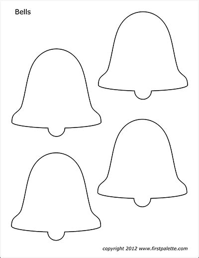 Bells Free Printable Templates Coloring Pages Craft Bells