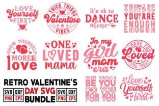 Retro Valentines Day SVG Bundle Love Sv Graphic By Svg T Shirt Design