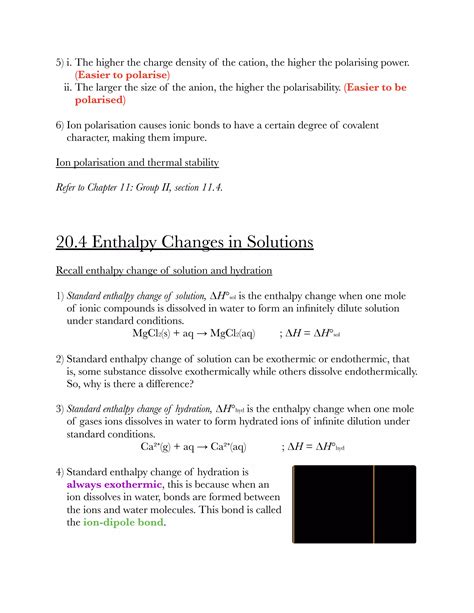 Chemistry Zimsec Chapter 20 Lattice Energy PDF