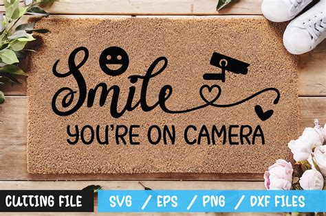 Smile Youre On Camera Graphic By Craftygenius Creative Fabrica