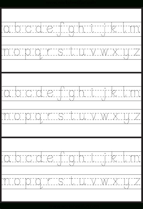 Tracing Small Letters Worksheets Pdf - TracingLettersWorksheets.com