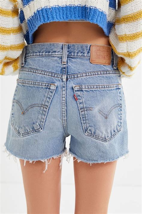 Urban Renewal Recycled Levi S Low Rise Slouchy Denim Short Denim