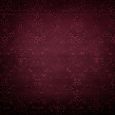 Maroon wallpaper with a floral pattern | Premium AI-generated image