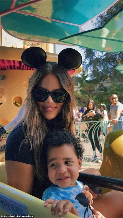 Khloe Kardashian Rocks Mickey Mouse Ears While Enjoying A Fun Filled