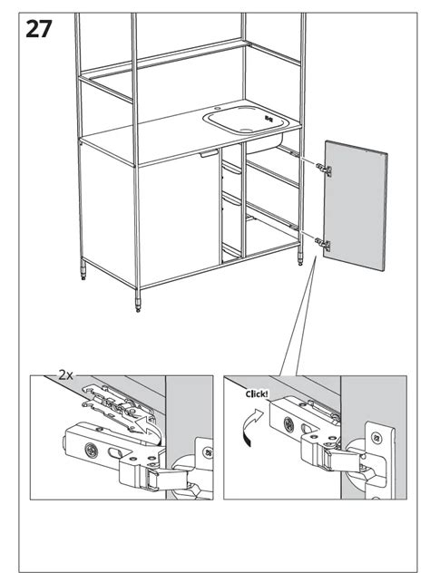 IKEA ÄSPINGE Kitchenette Instruction Manual