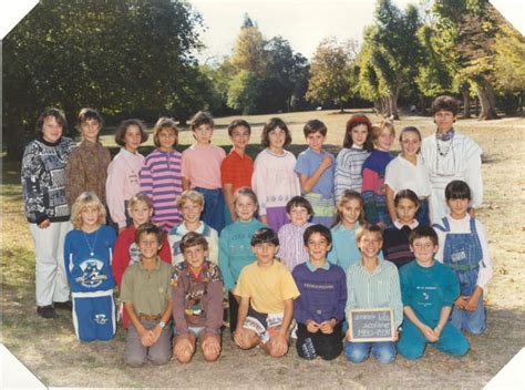 Photo De Classe CM2 1990 1991 De 1990 Ecole Gabriel Chobelet Nieul