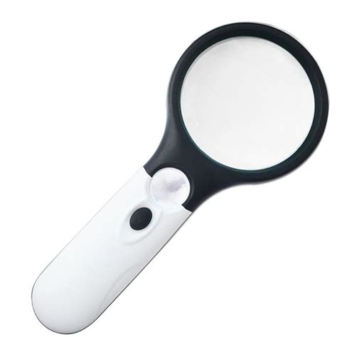 Handheld Magnifying Glass Magnifier 3 LED Light Marrywindix 3 X 45X