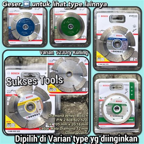 Jual Ori Bosch Mata Gerinda Potong Keramik Marmer Granit Diamond Wheel