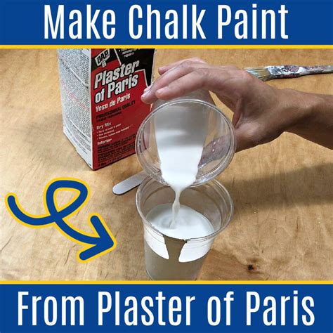 Make Chalk Paint With Plaster Of Paris Easy Recipe And Video Abbotts