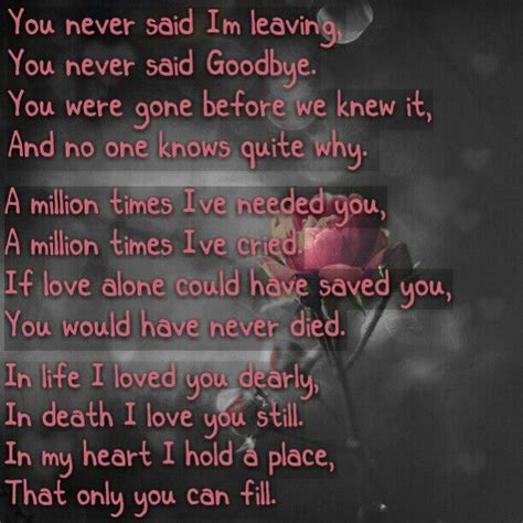 Quotes About Losing A Loved One Too Soon Quotesgram