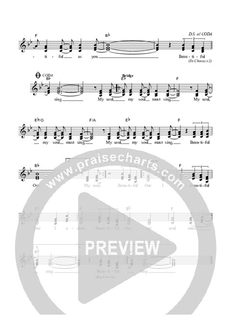 Beautiful One Sheet Music Pdf Dennis Prince Nolene Prince Praisecharts