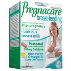 Vitabiotics Pregnacare Breast Feeding Dual Pack 28 Capsules And 56