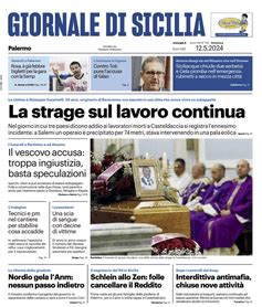 Prima Pagina Giornale Di Sicilia Palermo Gi Febbre Biglietti Per