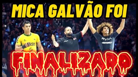 Mica Galvão VS Kade Ruotolo ADCC 2022 comentando YouTube