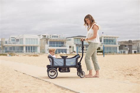 Stroller Wagon for Kids and Toddlers - Canopy Bundle - Beachside Blue ...